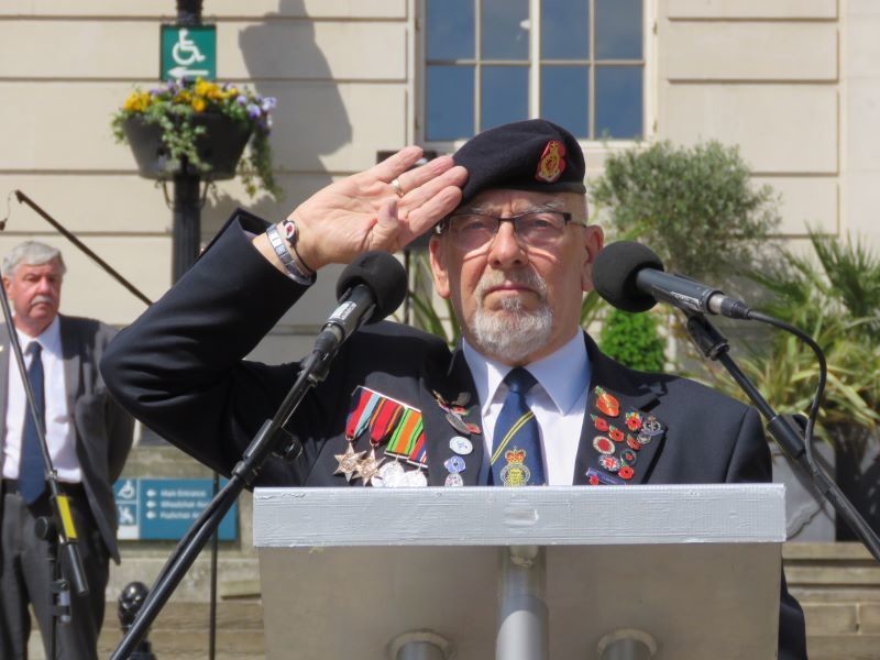 Other image for Emotional service 75 years on from D-Day